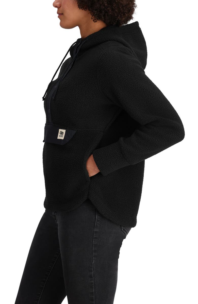 Outdoor Research Grayland High Pile Fleece Hoodie, Alternate, color, 