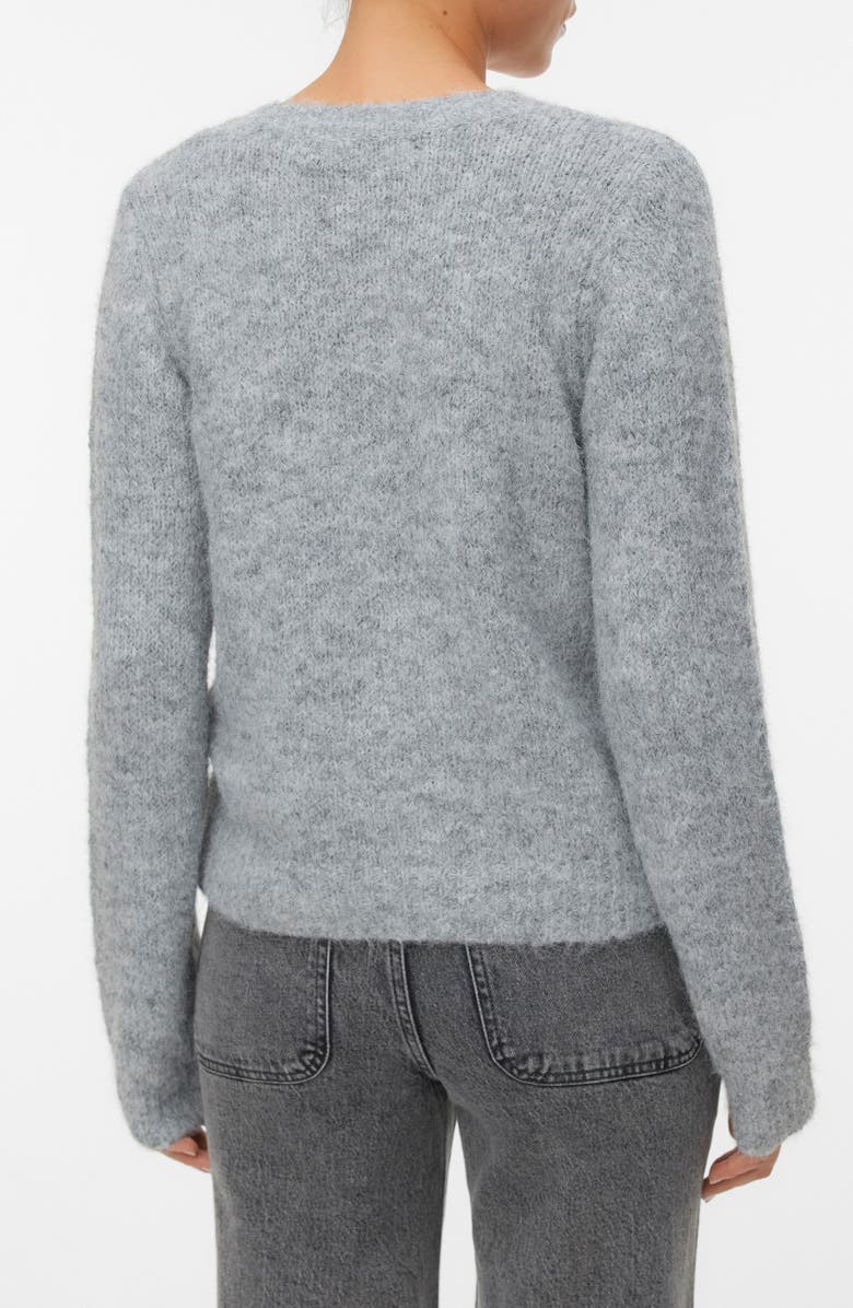 VERO MODA Novah Cardigan, Alternate, color, Medium Grey Melange