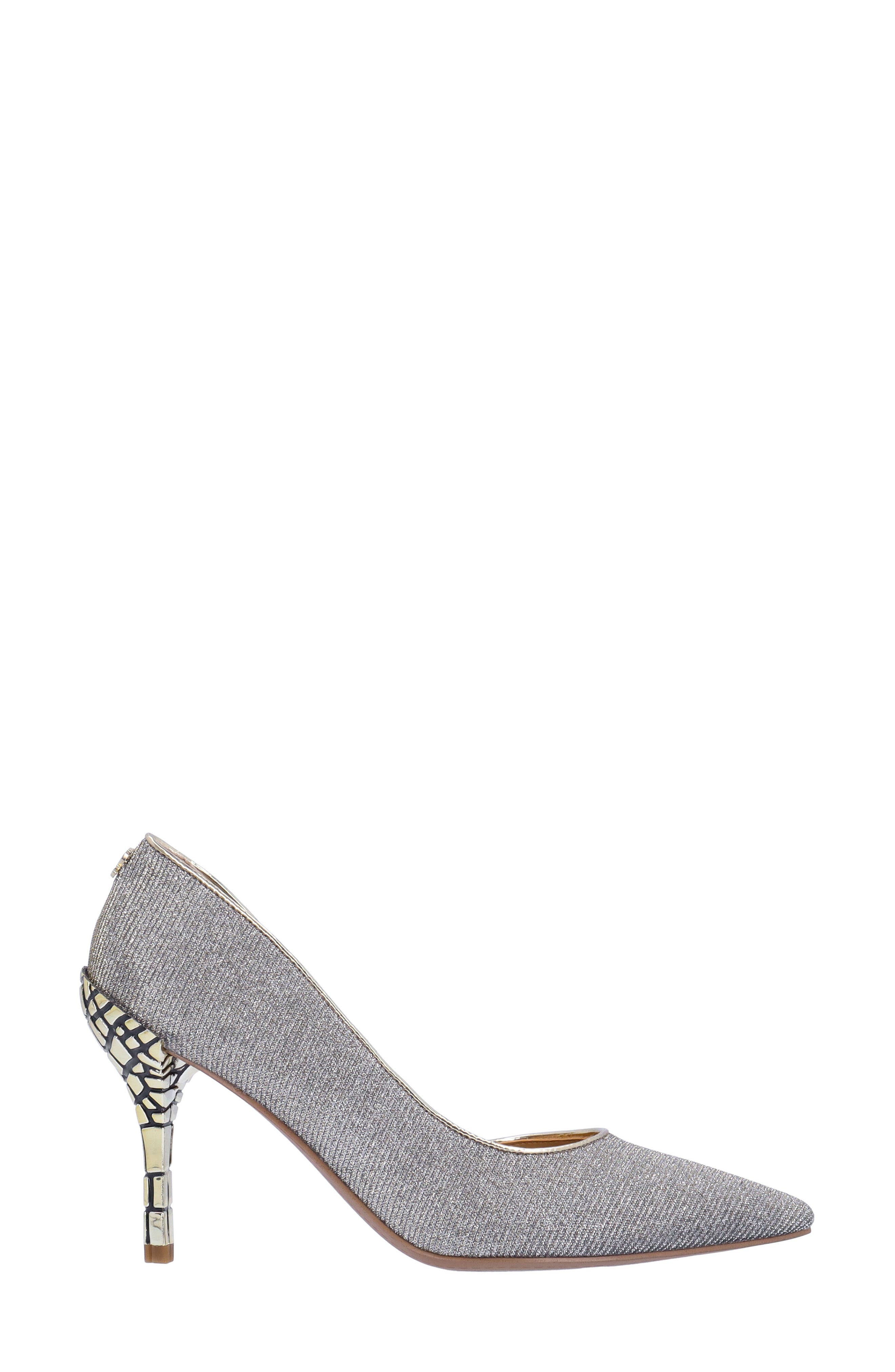 J. Reneé Jeannie Pump, Alternate, color, Pewter
