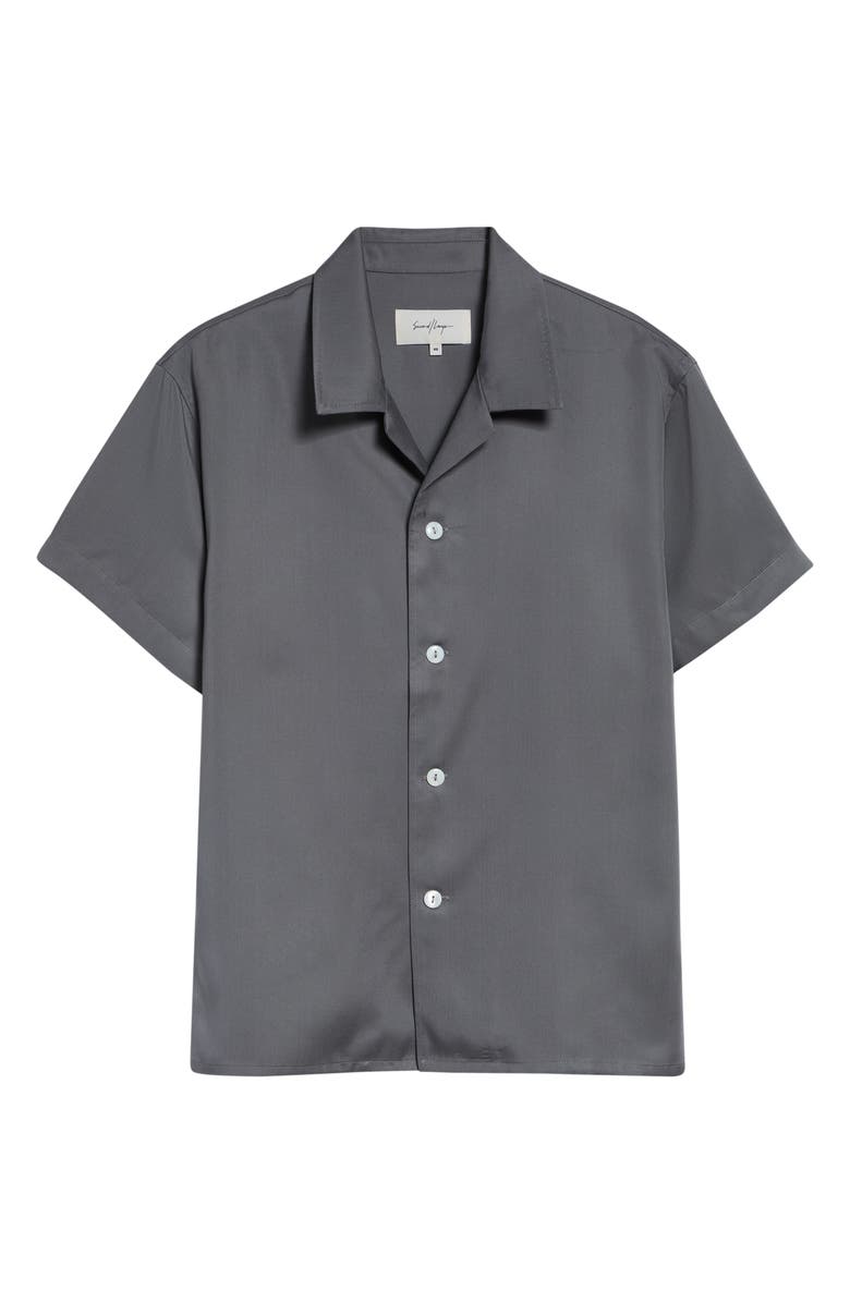 Second Layer Avenue Camp Shirt, Alternate, color, Gray