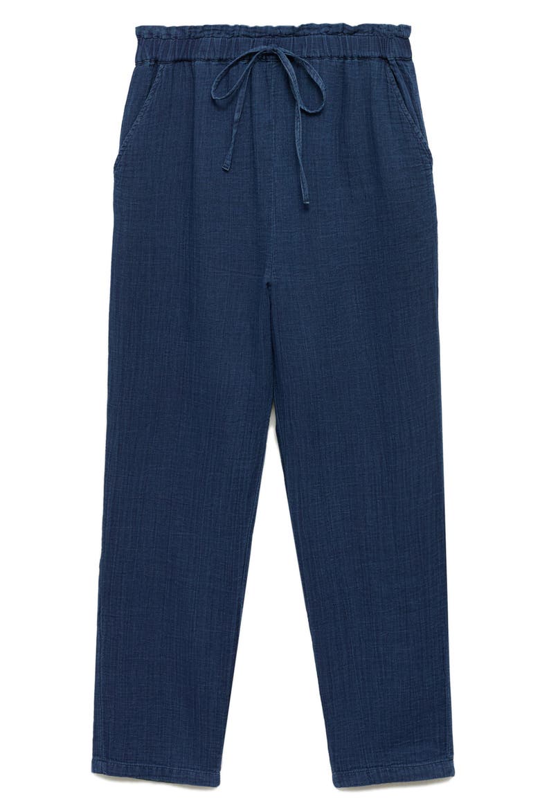 Cotton Drawstring Pants, Alternate, color, NIGHT BLUE
