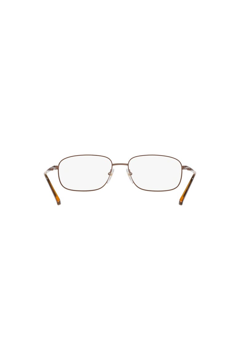 56mm Rectangle optical glasses, Alternate, color, Brown