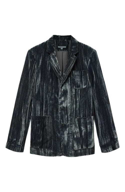 John Varvatos Maddox Soft Velvet Jacket In Black