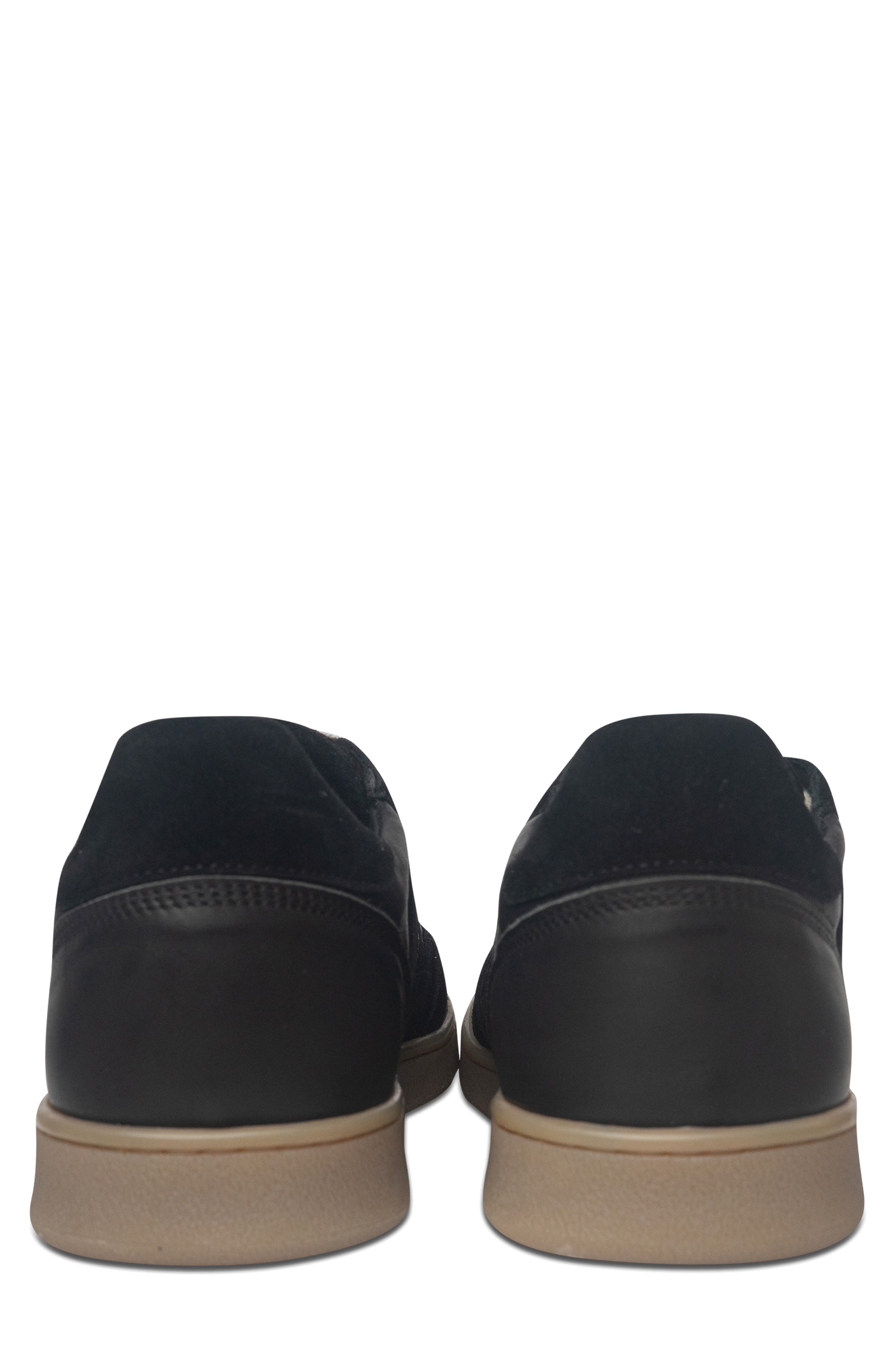 Collegium Court III Sneaker, Alternate, color, Midnight Nero Leather