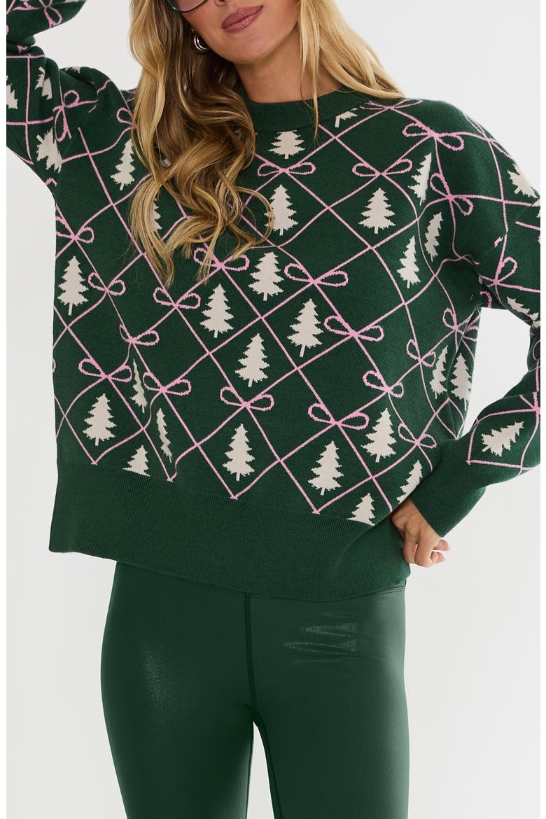 Callie Argyle Sweater, Main, color, GIFT WRAPPED ARGYLE