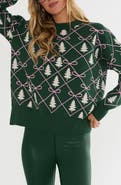 Beach Riot Callie Argyle Sweater