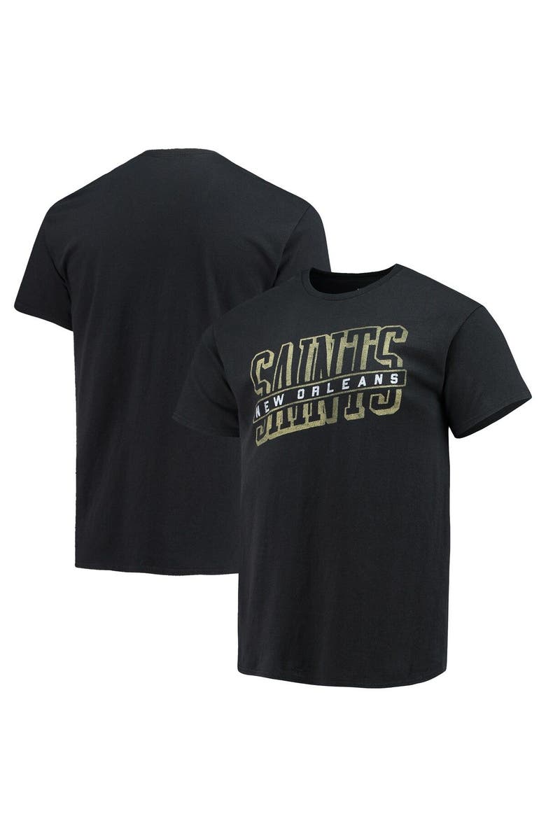 Junk Food Men's Junk Food Black New Orleans Saints Local T-Shirt, Main, color,