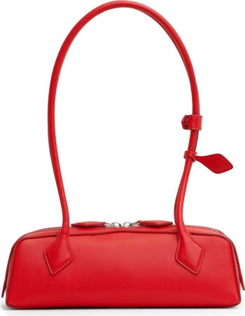 【関税&送料込】Alaia Le Teckel Small Handbag In Suede Le Teckel Small suede shoulder bag in burgundy - Alaia