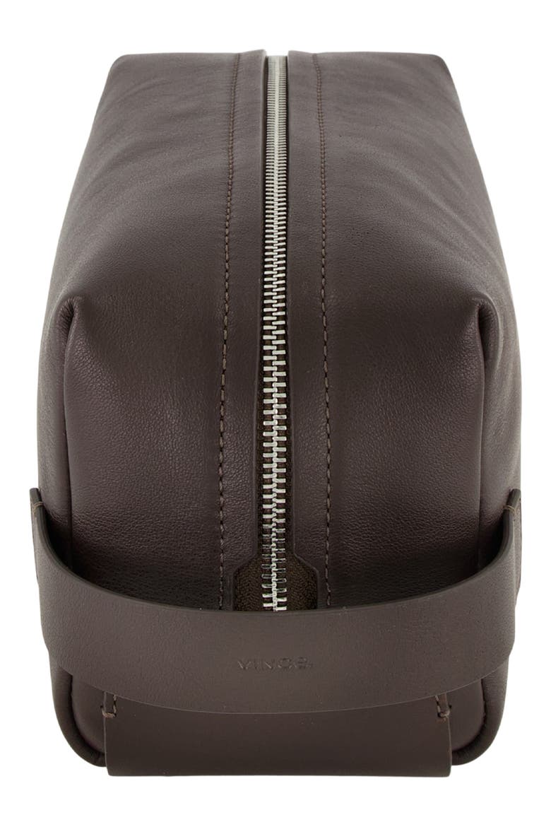 Leather Dopp Kit, Alternate, color, TOBACCO