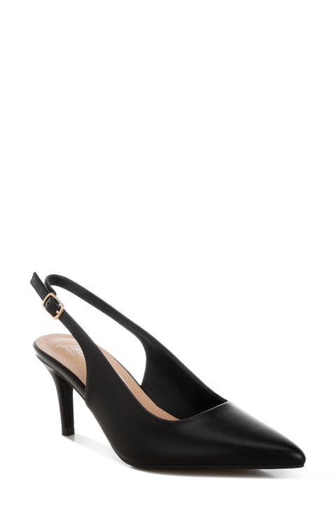 Jaoba Pointed Toe Slingback Pump (Women)