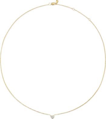 Mini Heart Lab-Grown Diamond Necklace