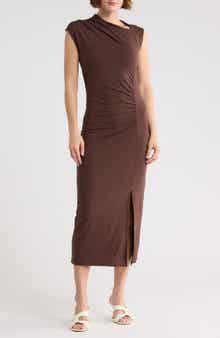 Scotch & Soda Asymmetric Neck Sleeveless Dress