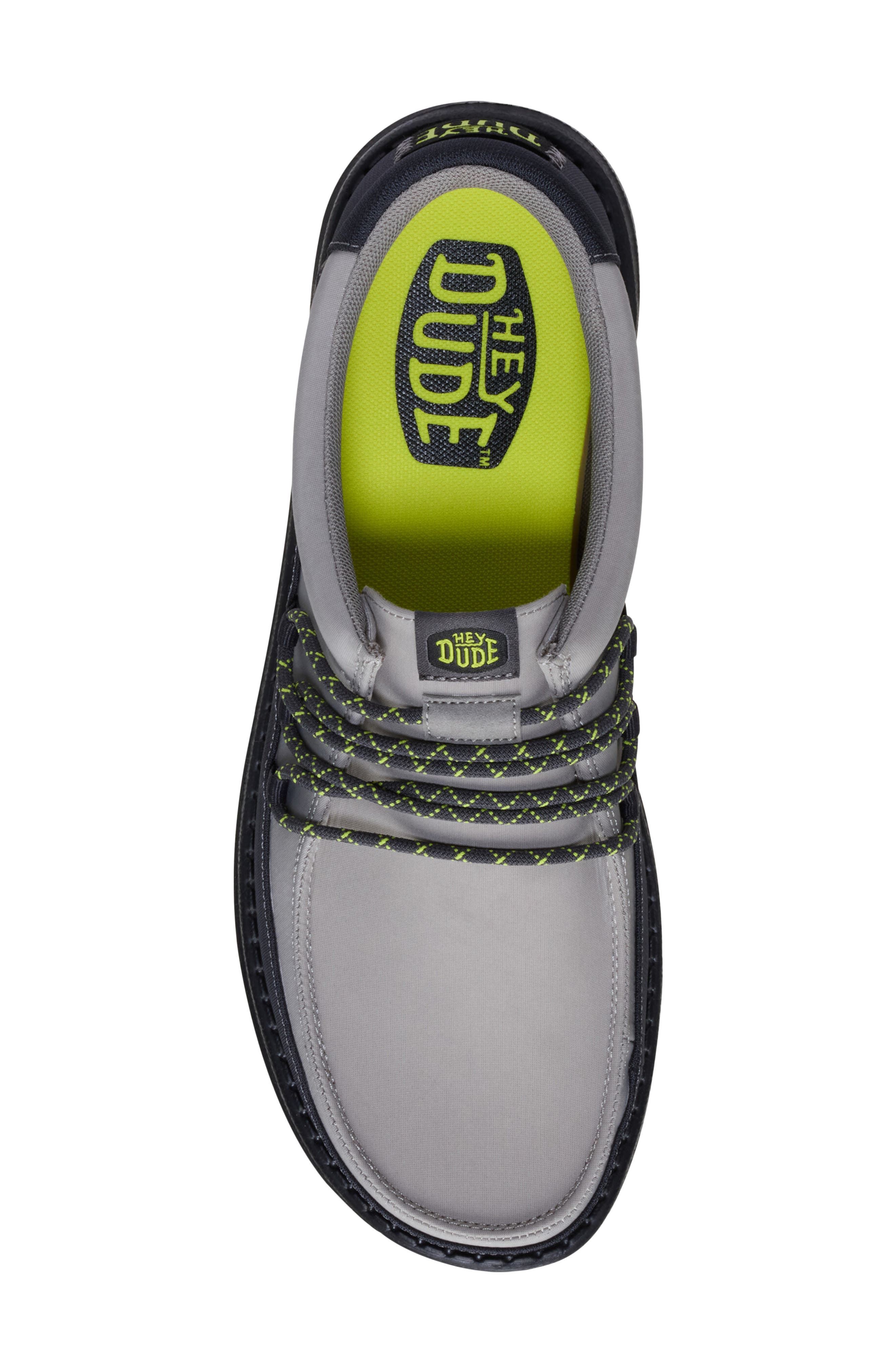 Hey Dude Wally Guard Slip-On, Alternate, color, Black/ Moon Grey