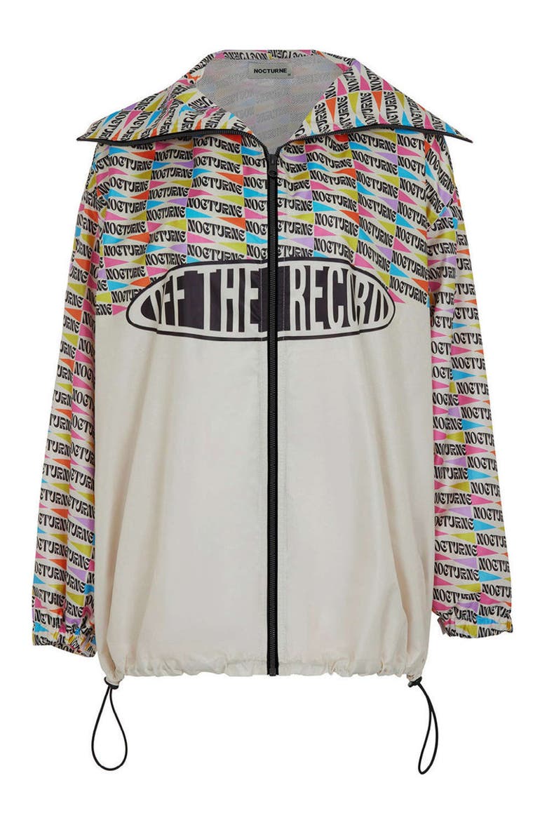 Nocturne Printed Oversized Jacket, Alternate, color, 