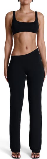 Asymmetric Bootcut Pants
