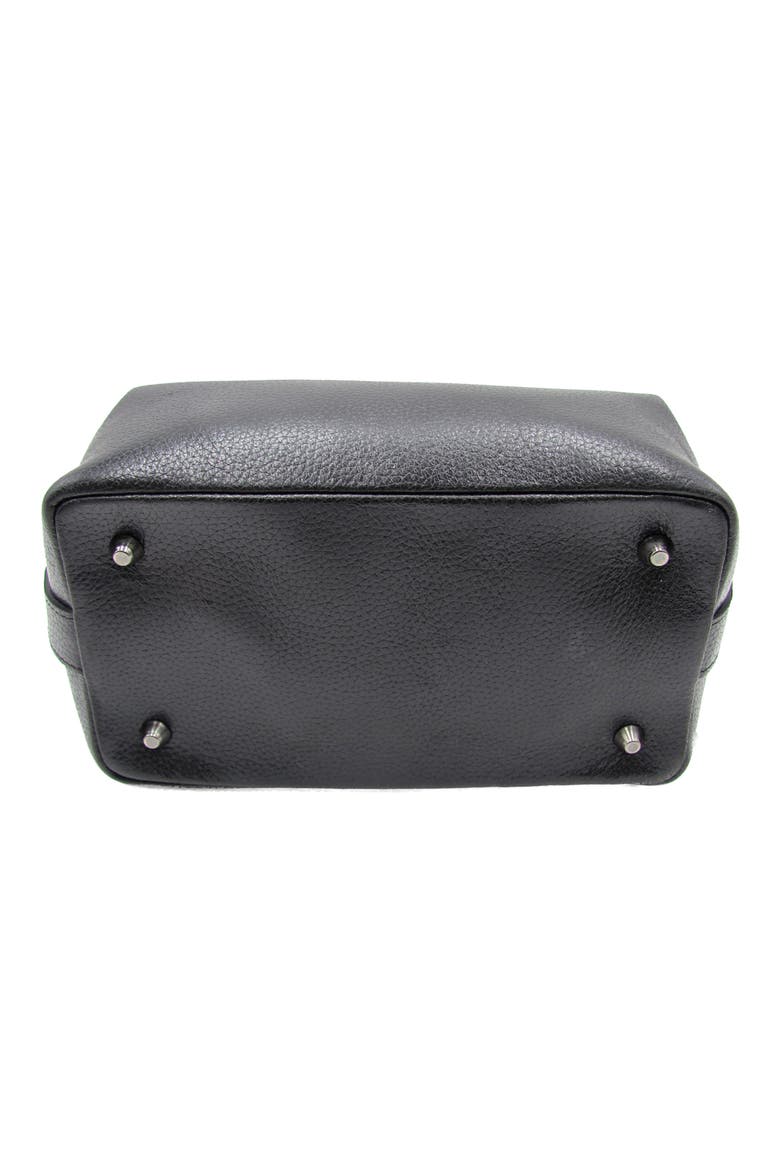 Manhattan Leather Dopp Kit, Alternate, color, BLACK