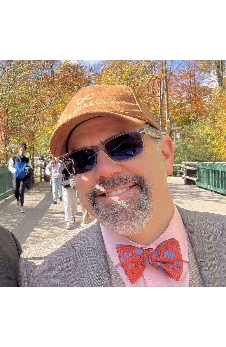 Trafalgar Traflagar's Faux Suede 5 Panel Cap with Braided Rope, Alternate, color, Cognac