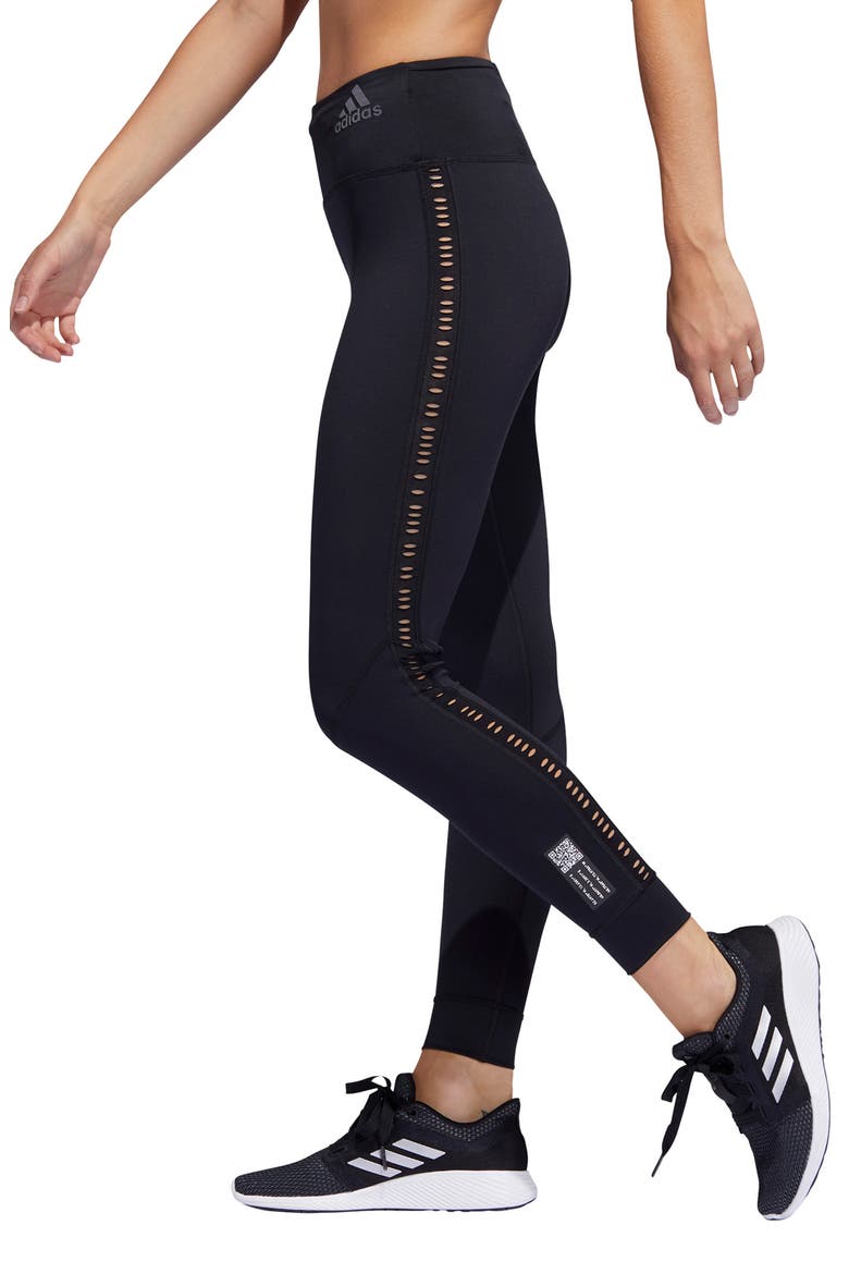 Own the Run Primeblue Tights, Alternate, color, BLACK