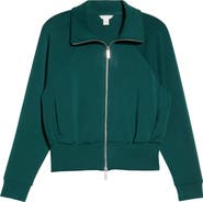 Caslon® Scuba Knit Jacket