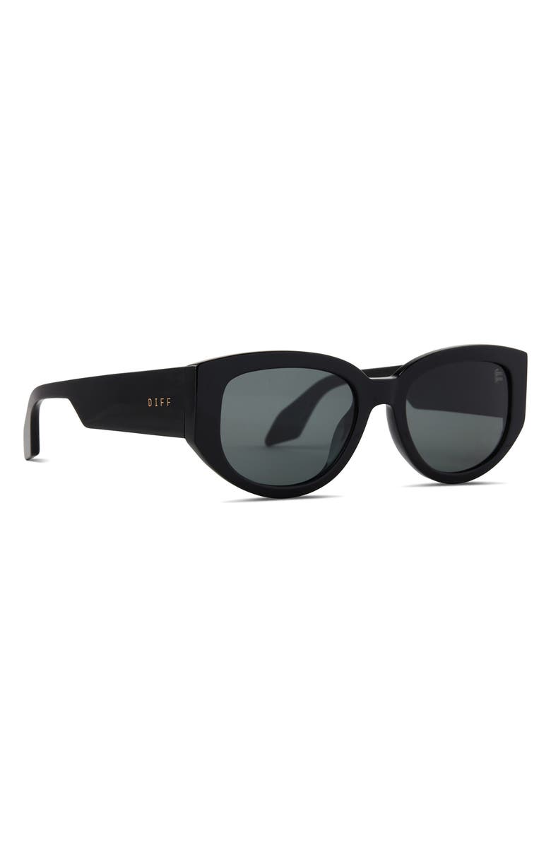 DIFF Drew 54mm Polarized Oval Sunglasses, Alternate, color, 