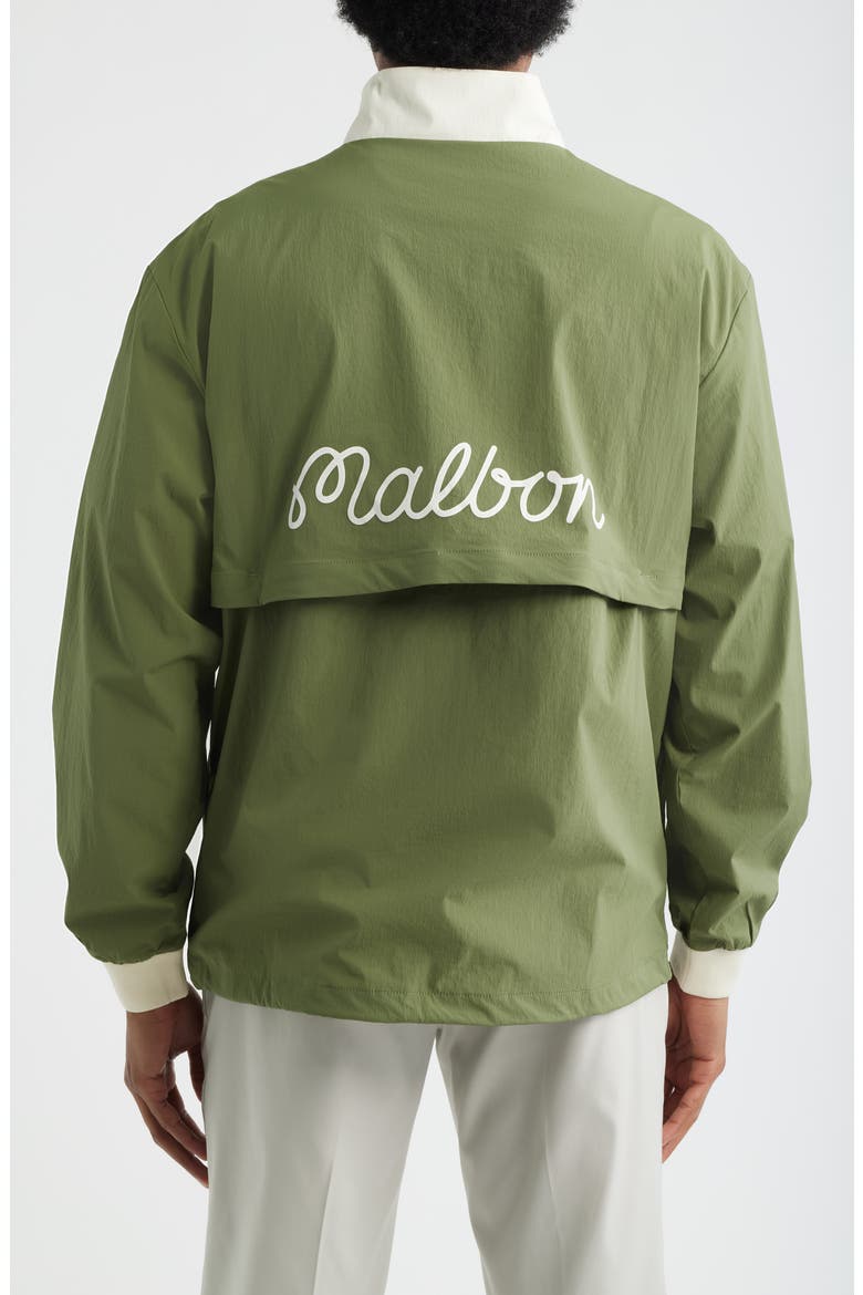 Cascade Colorblock Quarter Zip Windshirt Pullover, Alternate, color, OLIVINE