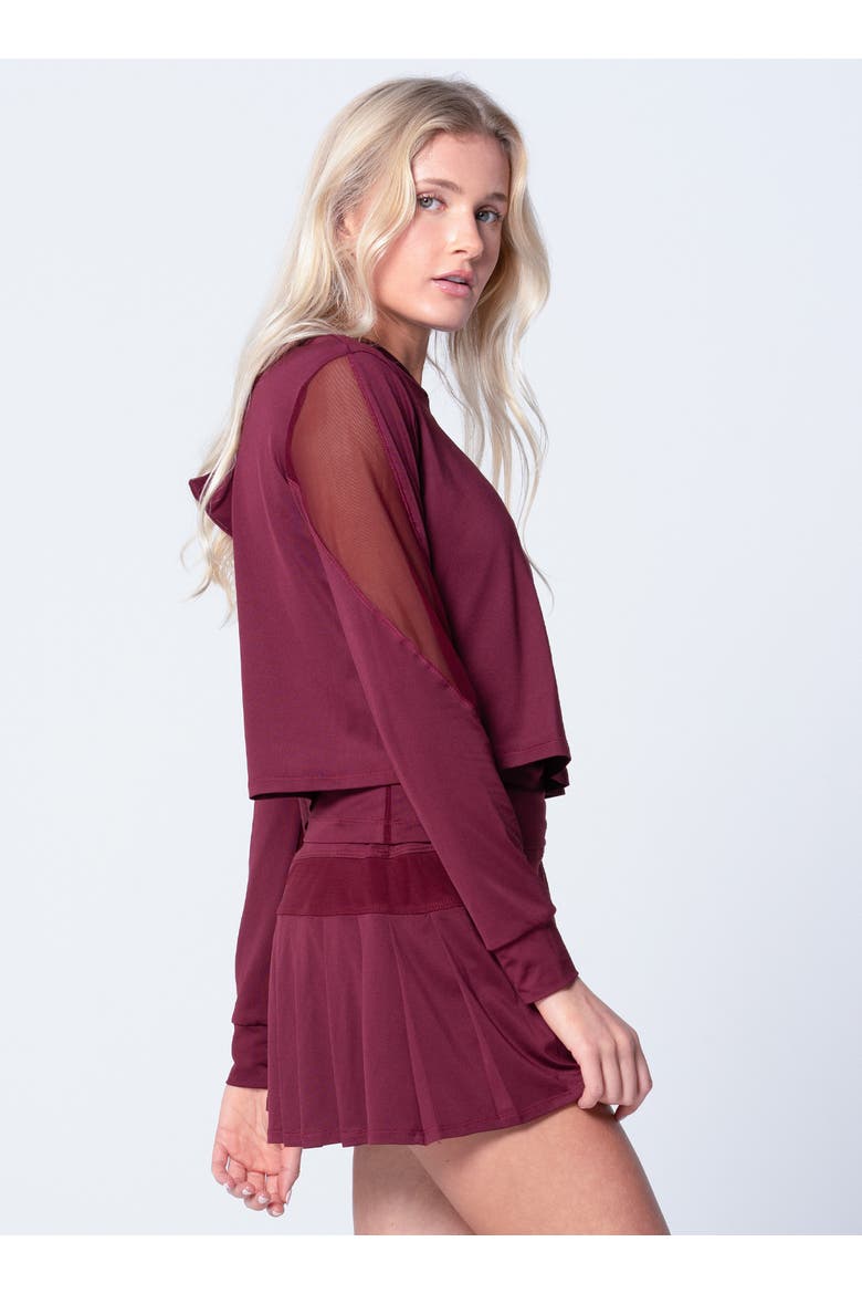 Cindy Hoodie, Alternate, color, Maroon