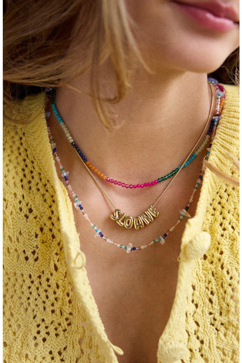 Kai Semiprecious Custom Layered Necklace, Alternate, color, GOLD MULTI