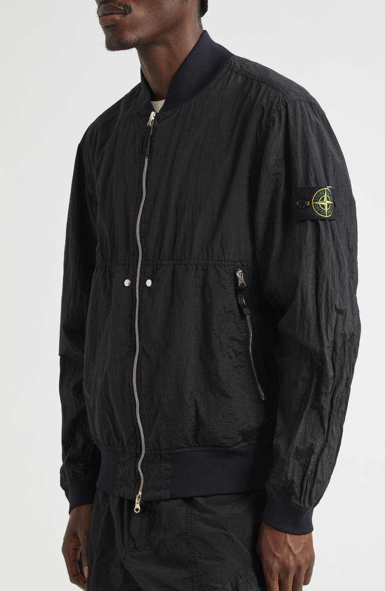 Stone Island Water Resistant ECONYL<sup>®</sup> Regenerated Nylon Bomber Jacket, Alternate, color, 