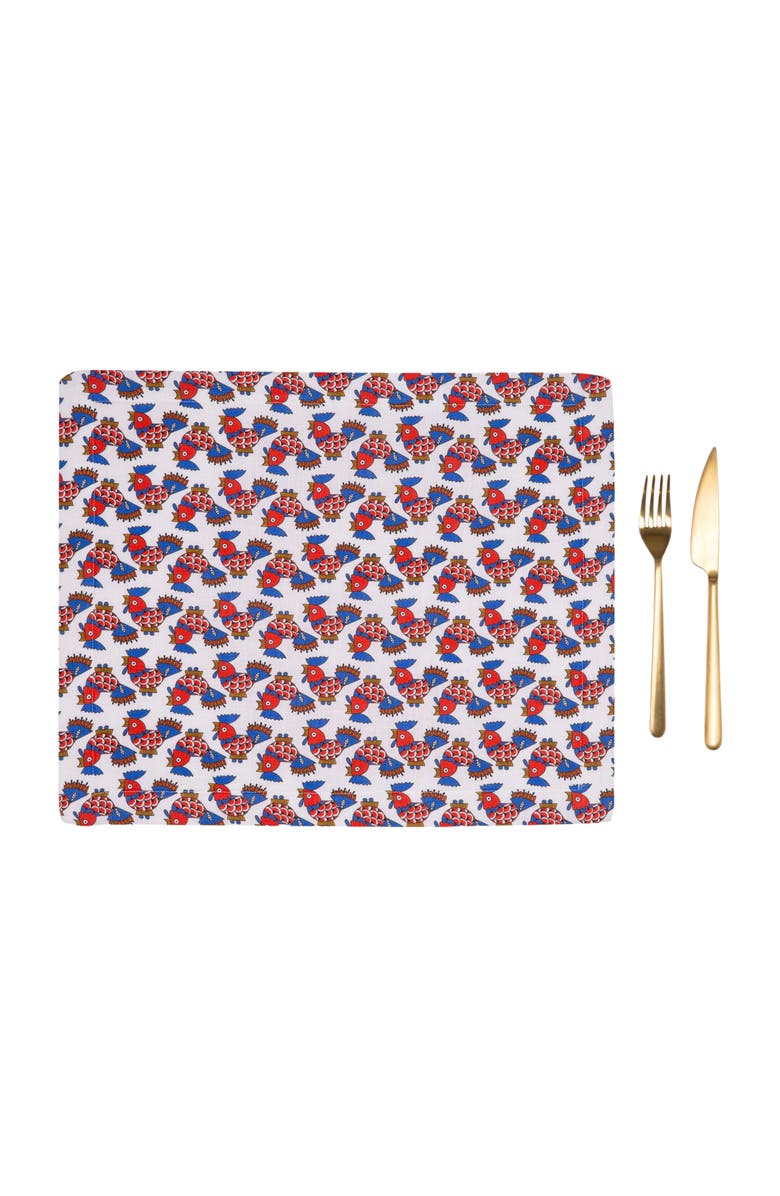 La DoubleJ Placemats Set Of 2 (35X45) Galletti White, Main, color, Galletti White