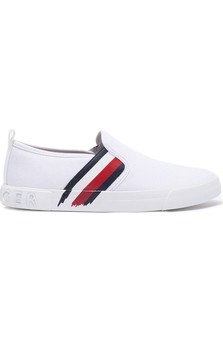 Tommy Hilfiger Junna Painted Stripe Slip-On Sneaker, Alternate, color,
