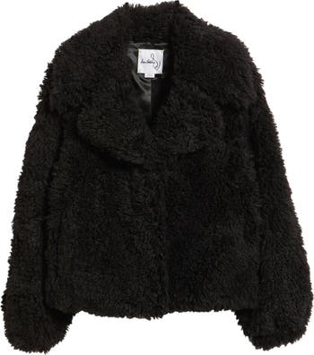 ジャケット・アウター S fur jacket short theredthread black THEREDTHREAD / ザレッドスレッド】S fur jacket short