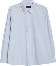 Nili Lotan Raphael Stripe Cotton Button-Up Shirt