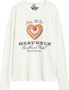 BOYS LIE Heavenly Room Service Oversize Waffle Knit Sweatshirt