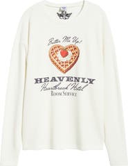 BOYS LIE Heavenly Room Service Oversize Waffle Knit Sweatshirt