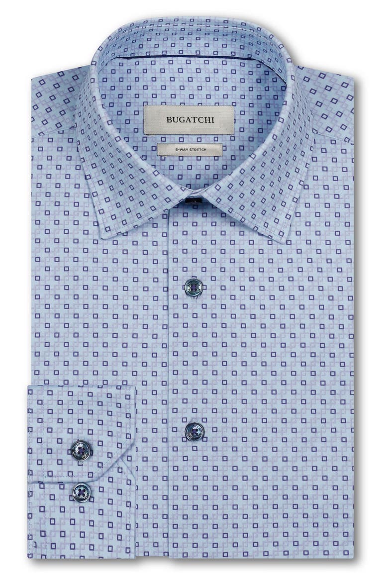James OoohCotton® Geo Print Button-Up Shirt, Alternate, color, ORCHID