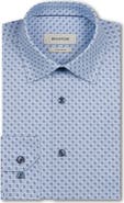 Bugatchi James OoohCotton® Geo Print Button-Up Shirt