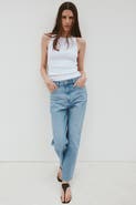 H&M Mom Slim Fit High Waist Ankle Jeans