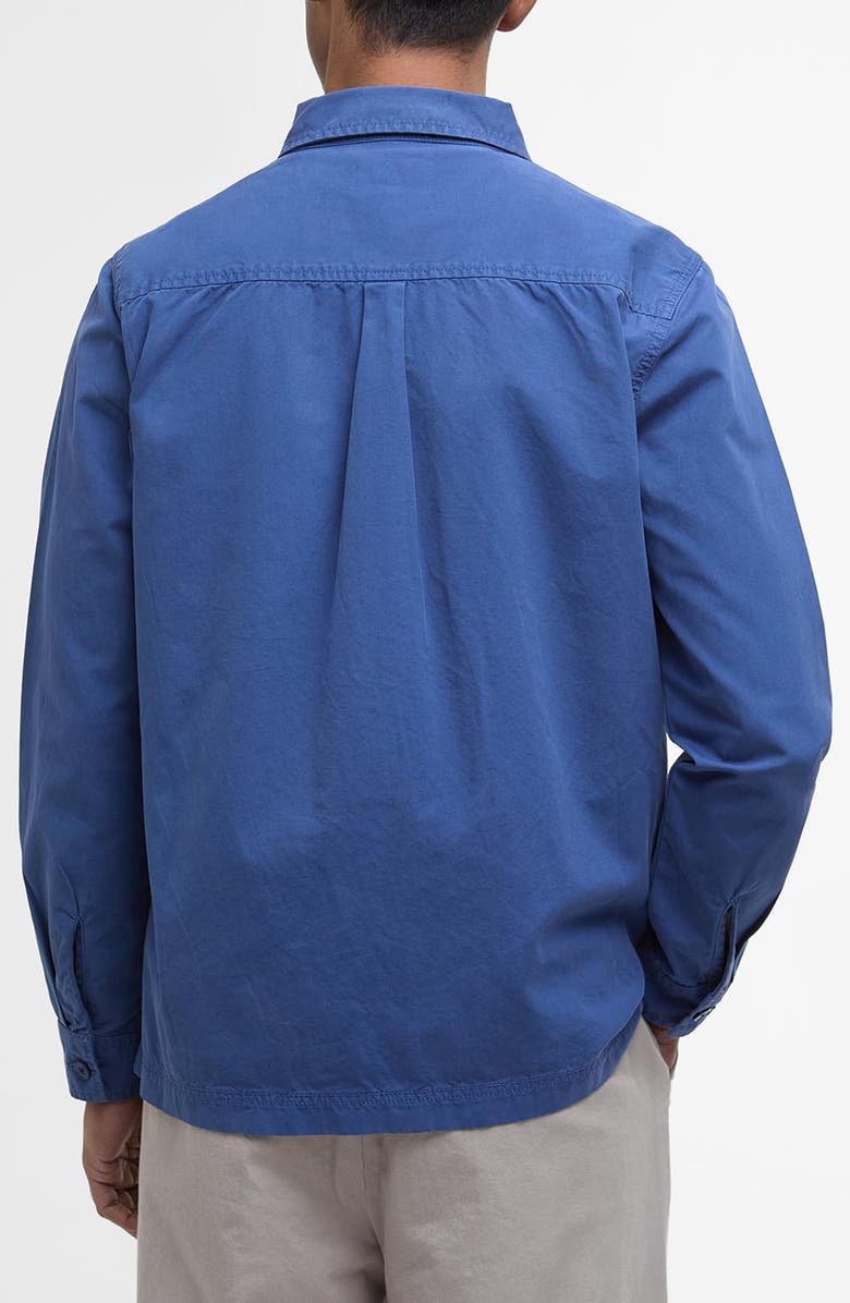 Barbour Glendale Zip Overshirt, Alternate, color, Oceana