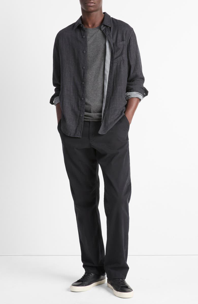 Vince Regular Fit Double Face Button-Up Shirt, Alternate, color,