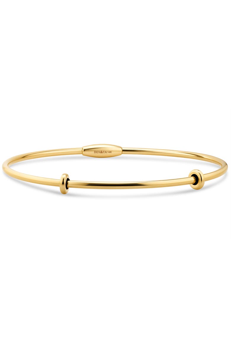 Bangle Bracelet in 14K Gold, Alternate, color, Yellow Gold