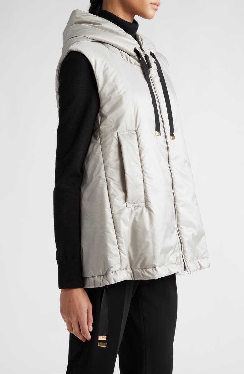 Max Mara GreenGo Insulated Hooded Vest, Alternate, color, 