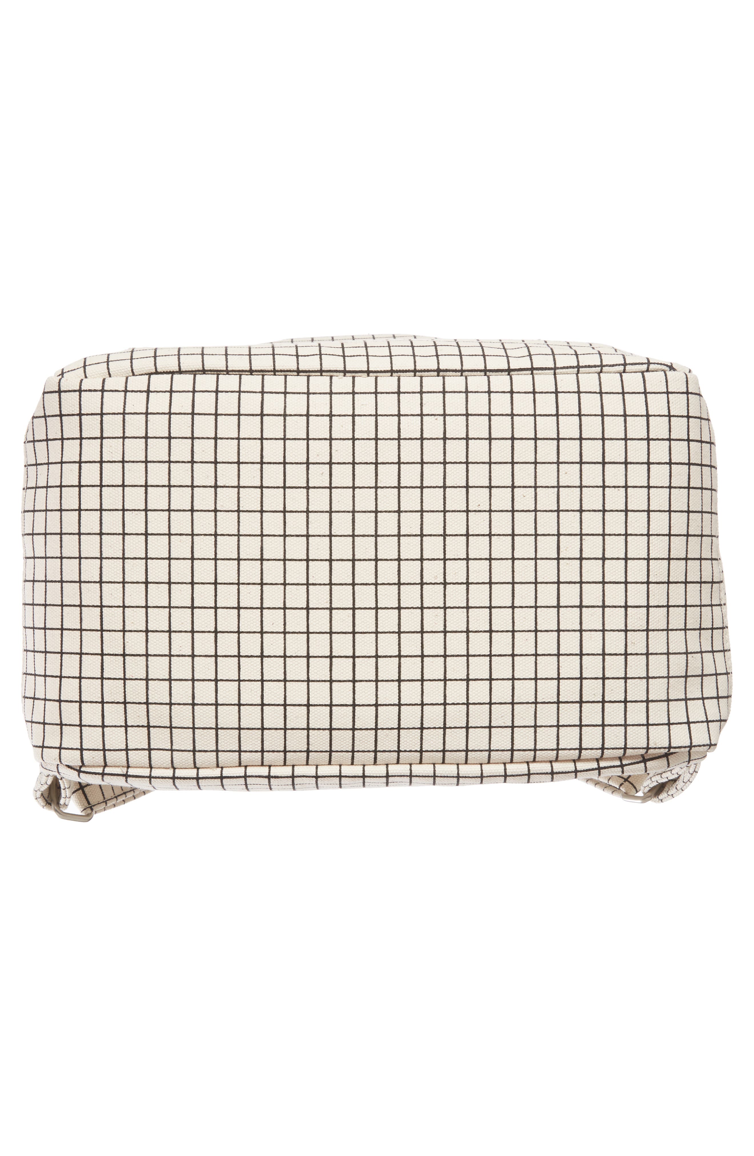 Canvas Backpack, Alternate, color, NATURAL GRID