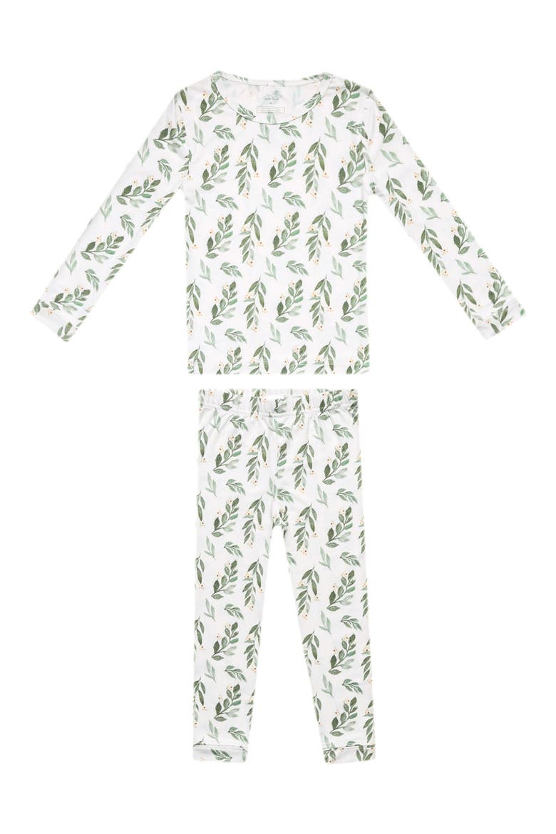 Kids' Fern Fitted Two-Piece Pajamas, Main, color, FERN