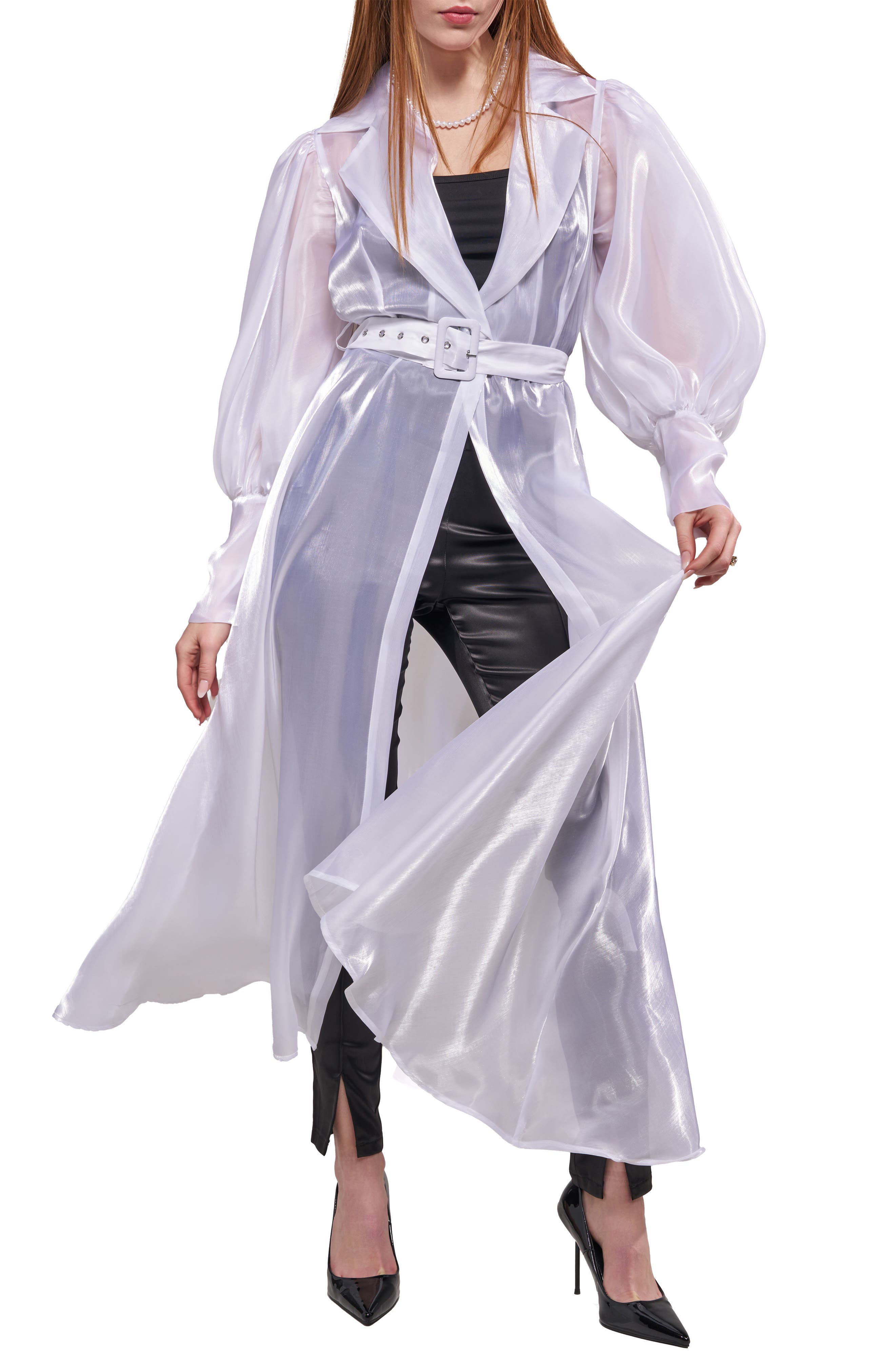 Cassara Sheer Trench Coat