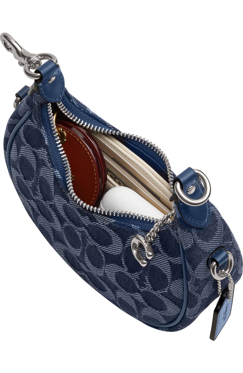 COACH Jonie Signature Washed Denim Crossbody Bag, Alternate, color,