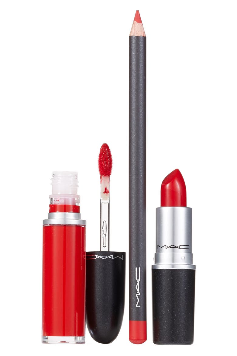 MAC Red Lip Kit (Nordstrom Exclusive), Main, color, NO COLOR
