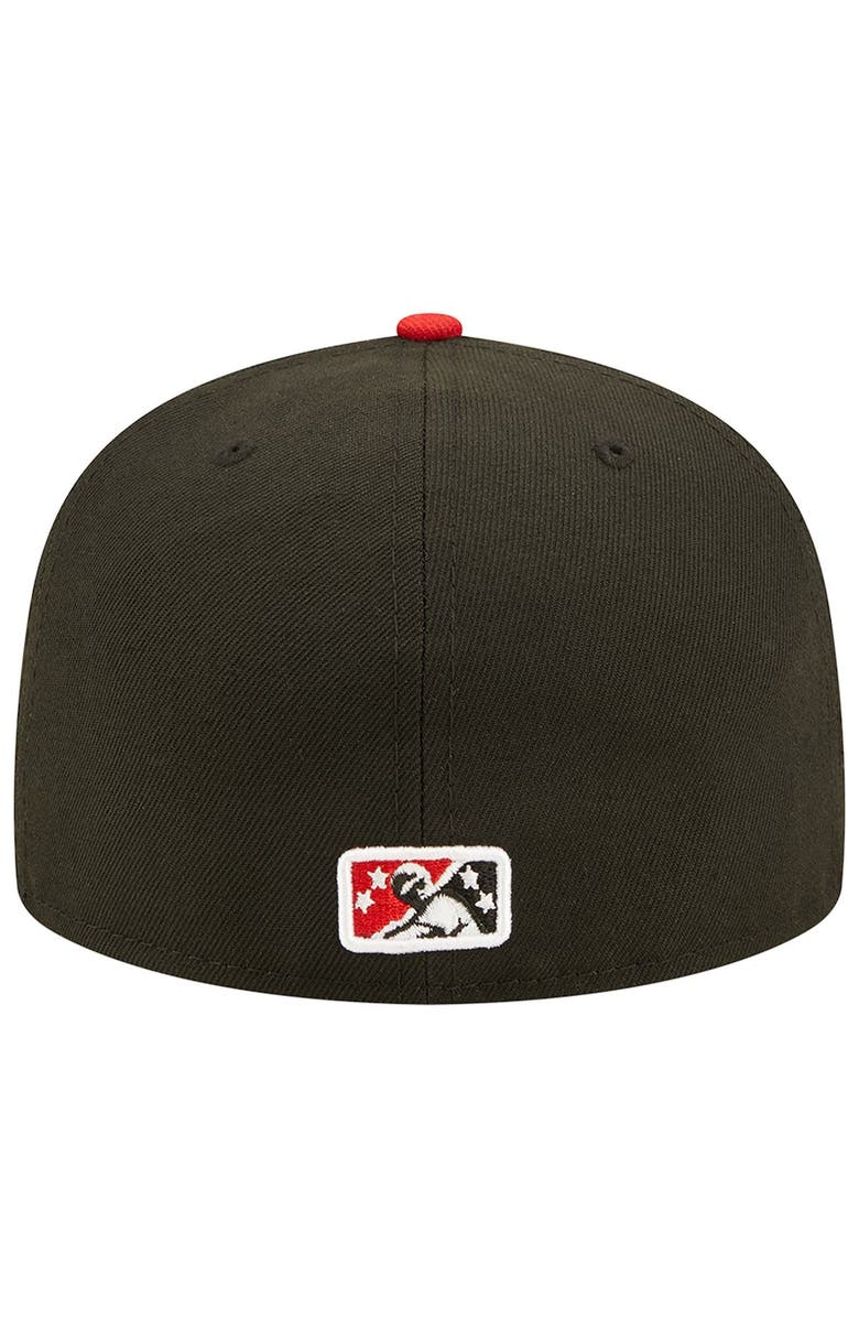 New Era Men's New Era Black Fresno Grizzlies Tigers Theme Night 59FIFTY Fitted Hat, Alternate, color, Black