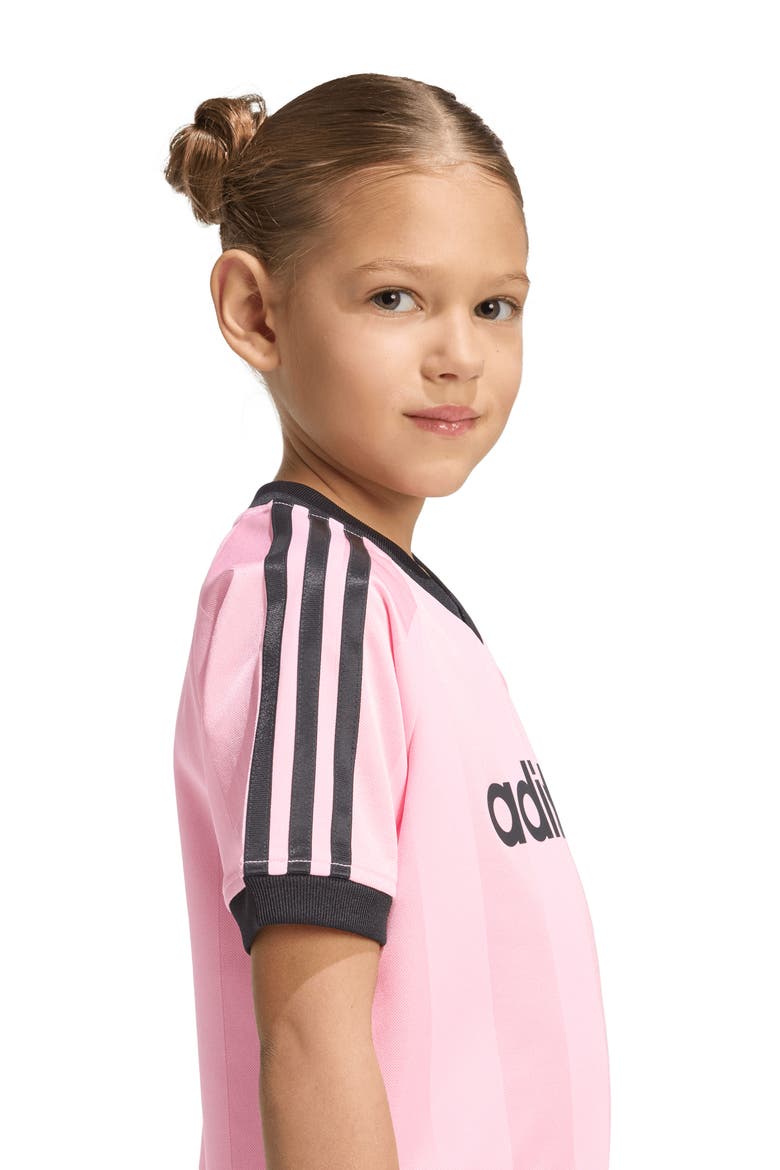 Kids' Jacquard Jersey & Shorts Set, Alternate, color, LIGHT PINK
