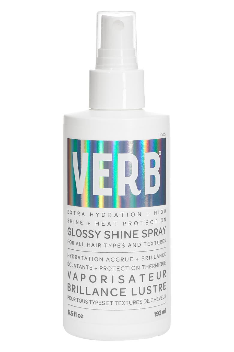 Glossy Shine Spray with Heat Protection, Main, color, NO COLOR