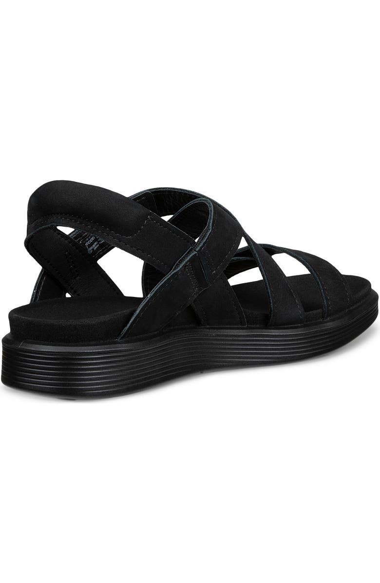 ECCO Soft Cross Strap Sandal, Alternate, color,